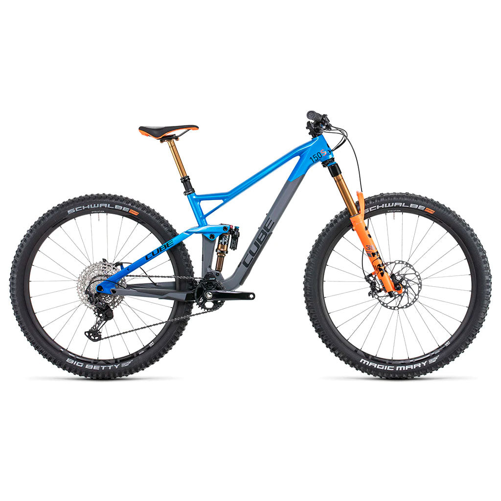 Bicicleta de montaña CUBE Stereo 150 C:62 SL Actionteam 2022 / Fox 36 Float Factory FIT GRIP2 160 mm / Fox Float X Factory